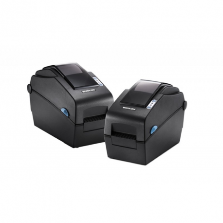 BIXOLON SLP-DX223 - Label printer - direct thermal - Roll (6 cm) - 300 dpi - up to 100 mm / sec - USB, serial, Bluetooth - black - 2