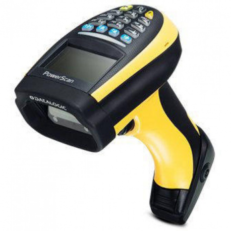 Datalogic PM9100, 1D, multi-IF, disp., RB, black, yellow