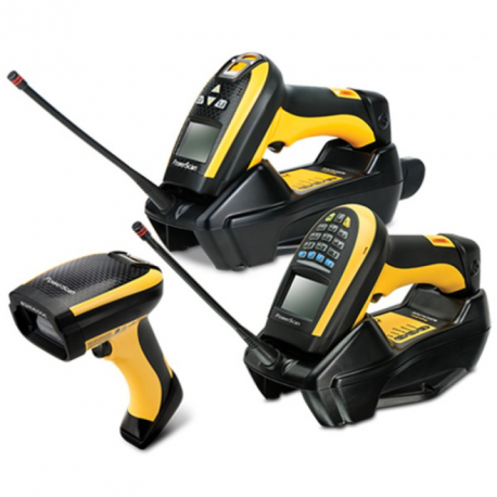 PD9130-K2, 1D, multi-IF, kit (RS232, coiled), black, yellow