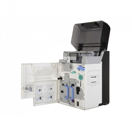 Evolis Avansia - Plastic card printer - colour - Duplex - dye sublimation retransfer - CR-80 Card (85.6 x 54 mm) - 600 dpi up to 144 cards / hour (colour) - capacity: 250 cards - USB 2.0, LAN - black - 4
