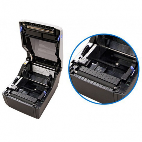 SATO CG 412 - Label printer - direct thermal  /  thermal transfer - Roll (10.7 cm) - 305 dpi - up to 100 mm / sec - USB, serial - 1