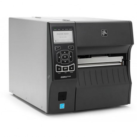Zebra ZT400 Series ZT420 - Label printer - direct thermal / thermal transfer - Roll (17.1 cm) - 300 dpi - up to 254 mm / sec - USB 2.0, LAN, serial, USB host, Bluetooth 2.1 - peeler with liner rewind - 4
