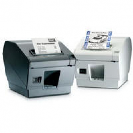 Star TSP 743D II-24 - Receipt printer - two-colour (monochrome) - direct thermal - Roll (8.25 cm) - 203 dpi - up to 250 mm / sec - serial - cutter - cutter - charcoal grey - 2
