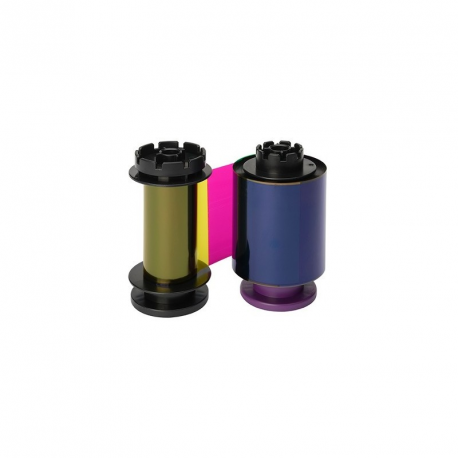 Evolis - Colour (cyan, magenta, yellow, fluorescent, resin black) - print ribbon (colour) - 2
