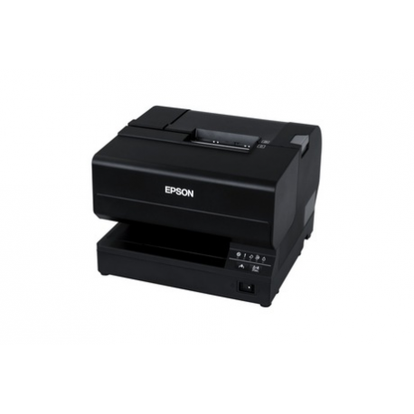 Epson TM J7700 - Receipt printer - ink-jet - Roll (8.3 cm), 230 x 297 mm - up to 98 mm / sec - USB 2.0, LAN - cutter - black - 3