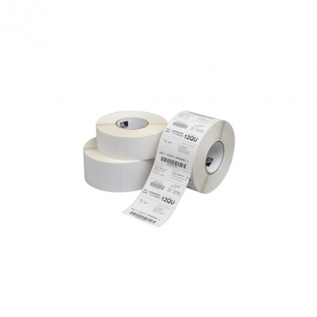 Zebra PolyE 3100T Gloss - Polyethylene (PE) - glossy - permanent acrylic adhesive - white - 102 x 51 mm 2590 label(s) (1 roll(s) x 2590) labels - 2