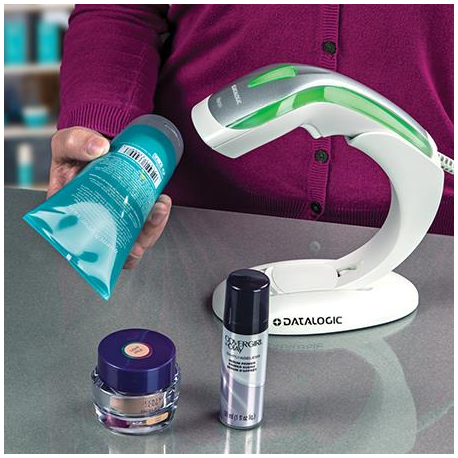 Datalogic Heron HD3430 - Kit - barcode scanner - handheld - 2D imager - decoded - USB - 2