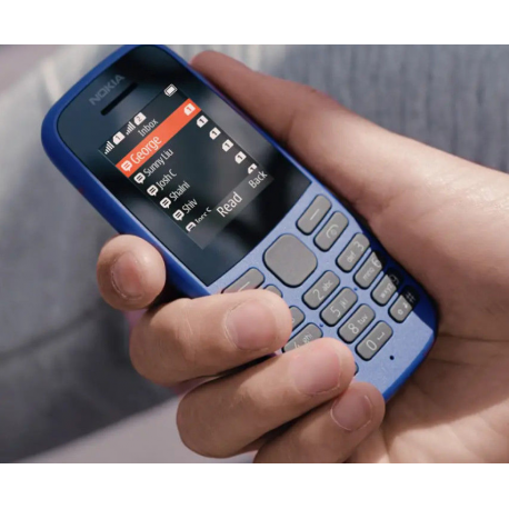 Nokia 105 TA-1203 (Blue) Single SIM 1.77" TFT 120x160/4MB/4MB RAM/microUSB