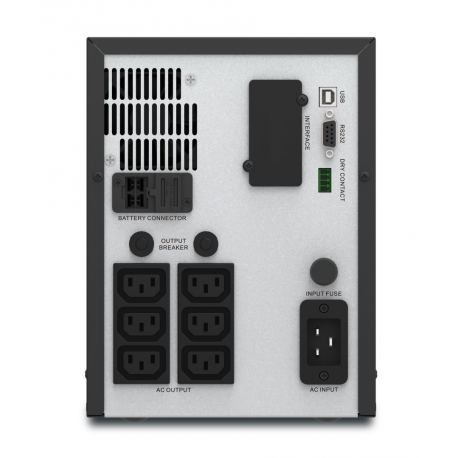 APC Easy UPS SMV SMV3000CAI - UPS - AC 220 / 230 / 240 V - 2100 Watt - 3000 VA - 4 x battery - 9 Ah - RS-232, USB - output connectors: 6 - 2