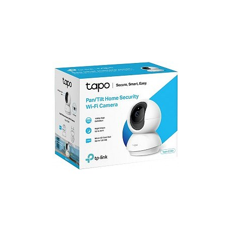 Tapo C200 - Network surveillance camera - pan  /  tilt - colour (Day&Night) - 1920 x 1080 - 1080p - fixed focal - audio - wireless - Wi-Fi - H.264 - DC 9 V - 2