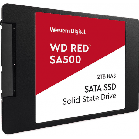 WD Red SA500 NAS SATA SSD WDS100T1R0A - Solid state drive - 1 TB - internal - 2.5" - SATA 6Gb/s - 1