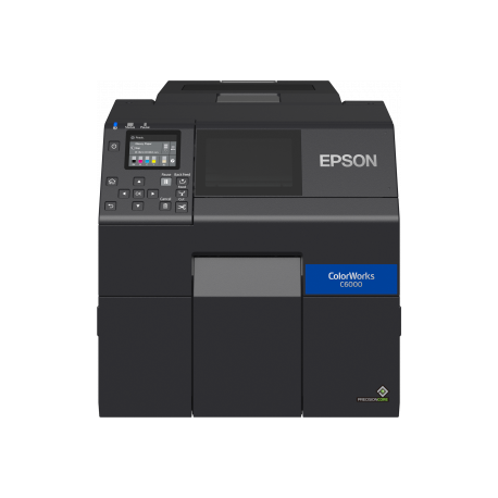 Epson ColorWorks CW-C6000Ae - Label printer - colour - ink-jet - Roll (11.2 cm) - 1200 x 1200 dpi - up to 119 mm / sec (mono) / up to 119 mm / sec (colour) - USB 2.0, LAN, USB 2.0 host - cutter - 0
