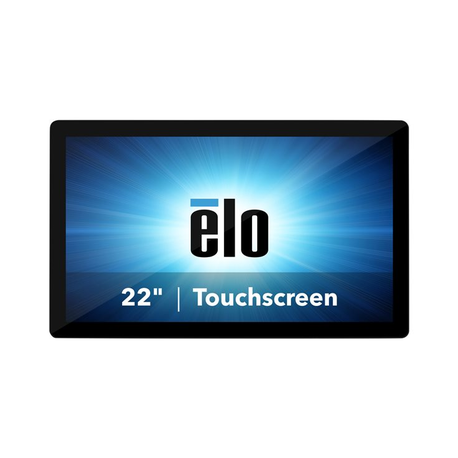 Elo I-Series 2.0 - All-in-one - Core i5 8500T / 2.1 GHz - vPro - RAM 8 GB - SSD 128 GB - UHD Graphics 630 - GigE - WLAN: 802.11a / b / g / n / ac, Bluetooth 5.0 - Windows 10 - monitor: LED 21.5" 1920 x 1080 (Full HD) touchscreen - black - 0