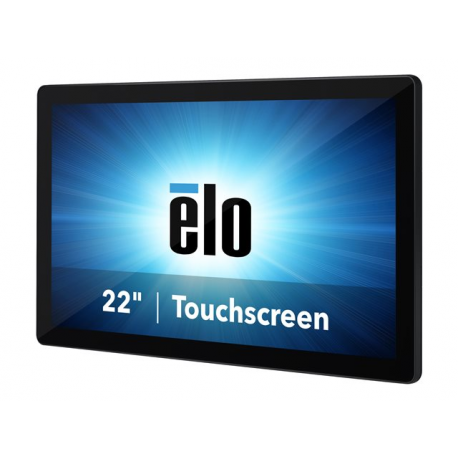 Elo I-Series 2.0 - All-in-one - Core i5 8500T / 2.1 GHz - vPro - RAM 8 GB - SSD 128 GB - UHD Graphics 630 - GigE - WLAN: 802.11a / b / g / n / ac, Bluetooth 5.0 - Windows 10 - monitor: LED 21.5" 1920 x 1080 (Full HD) touchscreen - black - 1