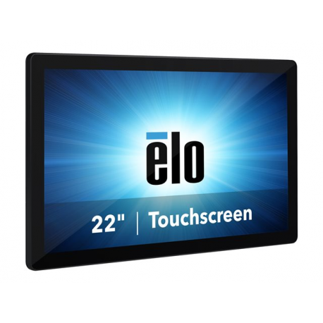 Elo I-Series 2.0 - All-in-one - Core i5 8500T / 2.1 GHz - vPro - RAM 8 GB - SSD 128 GB - UHD Graphics 630 - GigE - WLAN: 802.11a / b / g / n / ac, Bluetooth 5.0 - Windows 10 - monitor: LED 21.5" 1920 x 1080 (Full HD) touchscreen - black - 2