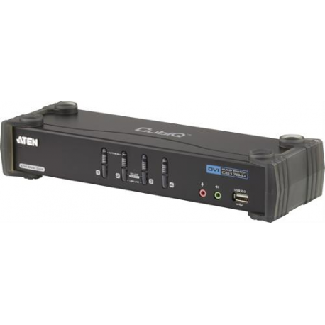 Aten 4-Port USB DVI Dual Link/Audio KVMP Switch