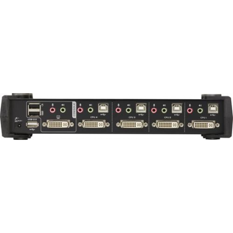 Aten 4-Port USB DVI Dual Link/Audio KVMP Switch