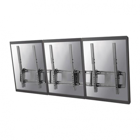 Neomounts by Newstar NS-WMB300P - Bracket - for 3 LCD displays - black - screen size: 40"-52" - wall-mountable - 0