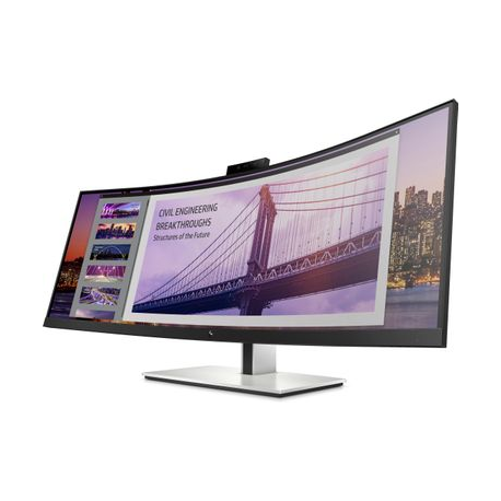 HP S430c - LED monitor - curved - 43.4" - 3840 x 1200 4K UHD (2160p) @ 60 Hz - VA - 350 cd / m² - 3000:1 - 5 ms - HDMI, DisplayPort, USB-C - 0