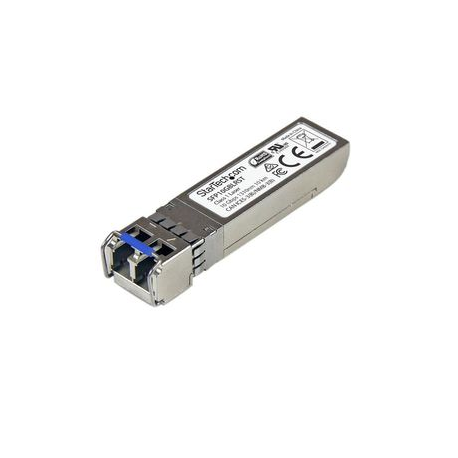 StarTech.com MSA Uncoded Compatible SFP+ Module, 10GBASE-LR, 10GbE Single Mode (SMF) Fiber Optic Transceiver, 10GE Gigabit Ethernet SFP+, LC Connector, 10km, 1310nm, DDM, Mini GBIC Module - Lifetime Warranty (SFP10GBLRST) - SFP+ transceiver module - 10 GigE - 10GBase-LR - LC single-mode - up to 10 km - 1310 nm - 4