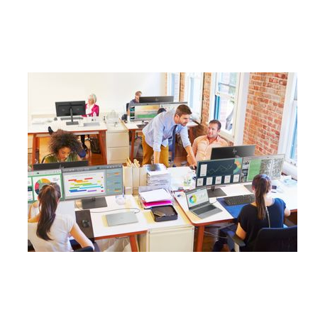 HP EliteDisplay E243d Docking - LED monitor - 23.8" - 1920 x 1080 Full HD (1080p) @ 60 Hz - IPS - 250 cd / m² - 1000:1 - 5 ms - HDMI, VGA, USB-C - 9