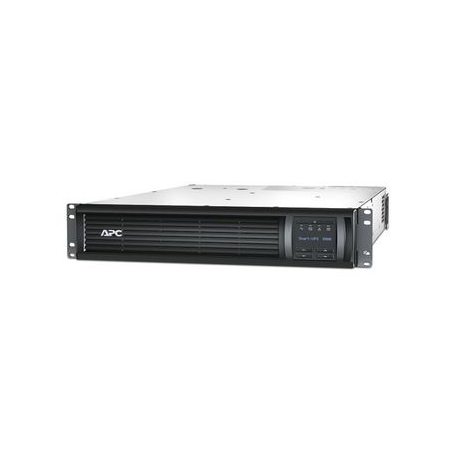 APC Smart-UPS 3000VA LCD RM - UPS (rack-mountable) - AC 230 V - 2700 Watt - 3000 VA - Ethernet, RS-232, USB - output connectors: 9 - 2U - black - with APC UPS Network Management Card - for P / N: AR3105W, AR3140G, AR3155W, AR3305W, AR3340G, AR3355W, AR4038IX432, NBWL0356A - 1