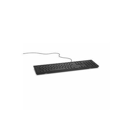 Dell KB216 - Keyboard - USB - QWERTY - US International - black - for Inspiron 17R 57XX, 17R 7720; Latitude 5320, 55XX, D630; OptiPlex 50XX, 5250, 90XX - 5
