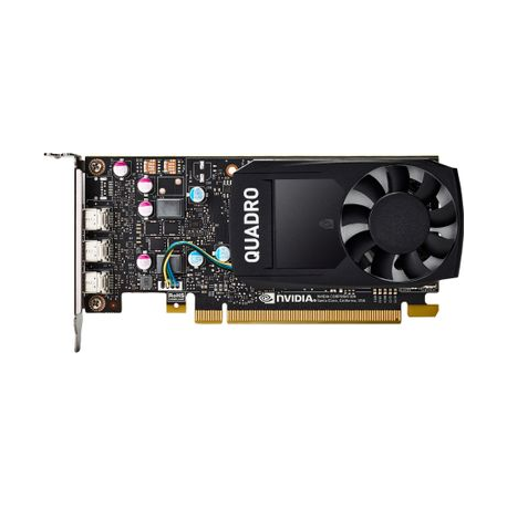 NVIDIA Quadro P400 - Graphics card - Quadro P400 - 2 GB GDDR5 - PCIe 3.0 x16 - 3 x Mini DisplayPort - for Workstation Z2 G4 (MT, SFF), Z2 G5, Z2 G8, Z240 (SFF, tower), Z4 G4, Z440, Z6 G4, Z8 G4; ZCentral 4R Workstation (1350 Watt) - 0