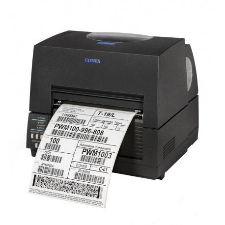 Citizen CL-S6621XL - Label printer - direct thermal / thermal transfer - Roll (17.8 cm) - 203 dpi - up to 150 mm / sec - USB 2.0, RS232C - 8
