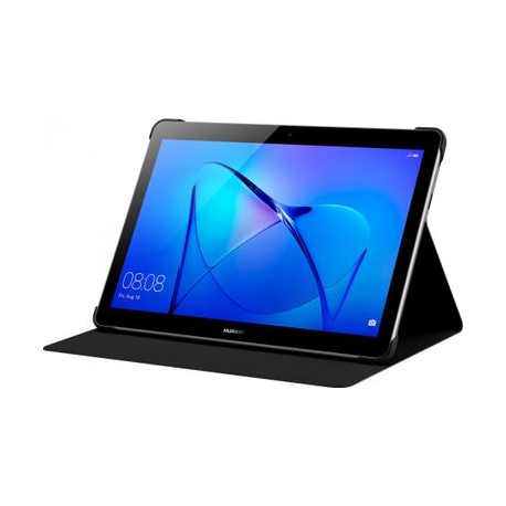 Huawei - Flip cover for tablet - polyurethane - black - 10" - for MediaPad T3 10 - 3