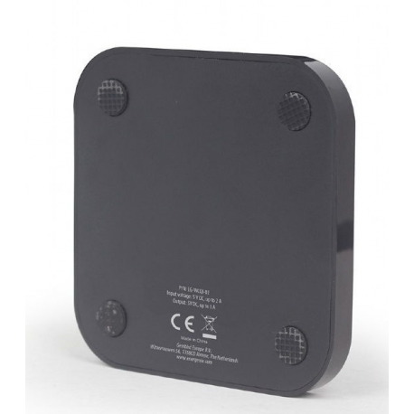 EnerGenie - Wireless charging pad - 5 Watt - 1 A (2 x USB) - black - 3