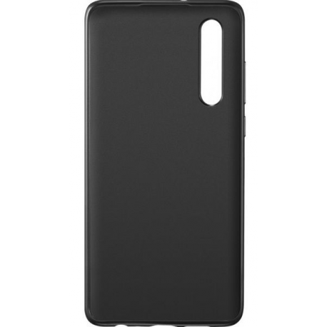 Huawei Case - Back cover for mobile phone - polyurethane - black - for Huawei P30 - 1