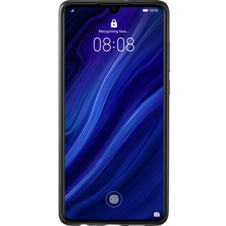 Huawei Case - Back cover for mobile phone - polyurethane - black - for Huawei P30 - 2