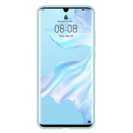 Huawei Case - Back cover for mobile phone - silicone rubber - light blue - for Huawei P30 Pro - 1