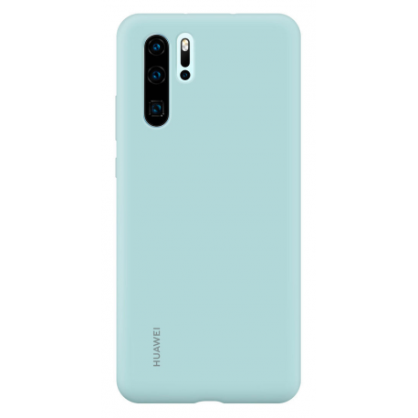 Huawei Case - Back cover for mobile phone - silicone rubber - light blue - for Huawei P30 Pro - 3