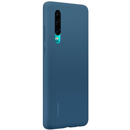 Huawei Car case - Back cover for mobile phone - silicone, magnet - blue - for Huawei P30 - 3