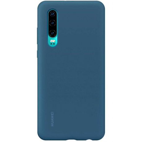 Huawei Car case - Back cover for mobile phone - silicone, magnet - blue - for Huawei P30 - 4