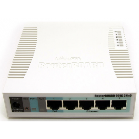 Mikrotik RouterBOARD 951G-2HnD, 5xGE LAN, USB