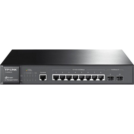 Tp-link T2500G-10TS JetStream 8-Port Gigabit L2 Lite Managed Switch with 2 SFP