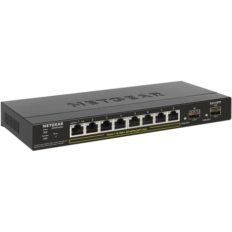 Netgear S350 Smart 8-Port PoE+ 2 x SFP Gigabit Switch Metal (GS310TP)