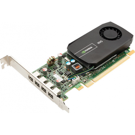 NVIDIA NVS 510 - Graphics card - NVS 510 - 2 GB DDR3 - PCIe 2.0 x16 low profile - 4 x Mini DisplayPort - for ThinkCentre M73; M83; ThinkStation P310; P320; P410; P500; P510; P520; P710; P720; P910 - 5