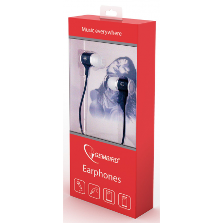 Gembird MHS-EP-001 - Headset - in-ear - wired - black - 1