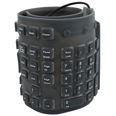 Gembird KB-109F-B - Keyboard - PS / 2, USB - US - black - 1