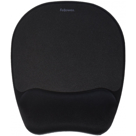Fellowes Memory Foam - Mouse pad with wrist pillow - black - 3