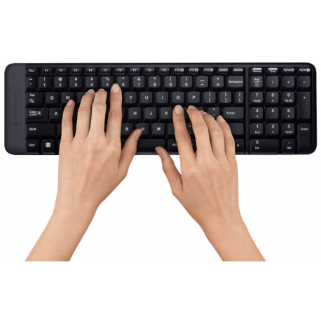 Logitech Wireless Combo MK220 - Keyboard and mouse set - wireless - 2.4 GHz - International English - 2