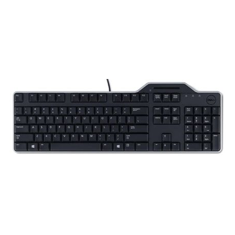 Dell Keyboard US/European (QWERTY) Dell KB-813 Smartcard Reader USB Keyboard Black Kit