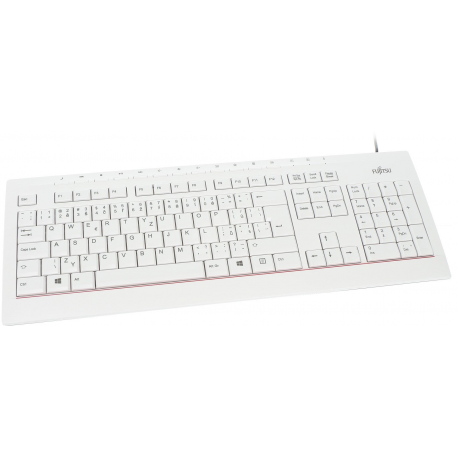 Fujitsu KB521 - Keyboard - USB - US - marble grey - for Celsius H7510, J5010, W5010; ESPRIMO D7010, D7011, D9010, D9011, G9010, K5010 / 24, P9910 - 3