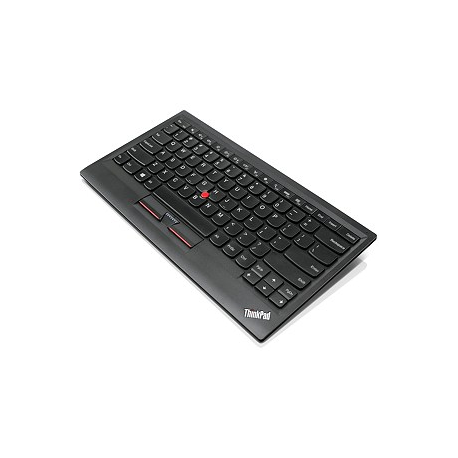 Lenovo ThinkPad Compact USB Keyboard with TrackPoint - Keyboard - USB - US International - retail - for ThinkCentre M80t Gen 3; ThinkCentre neo 50; ThinkPad T14s Gen 3; V50t Gen 2-13 - 2