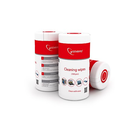 Gembird - Cleaning wipes (pack of 100 pieces) - 1