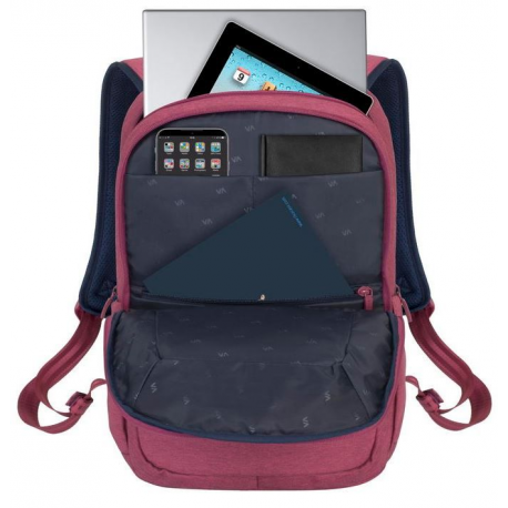 Riva Case Suzuka 7760 - Notebook carrying backpack - 15.6" - red - 1